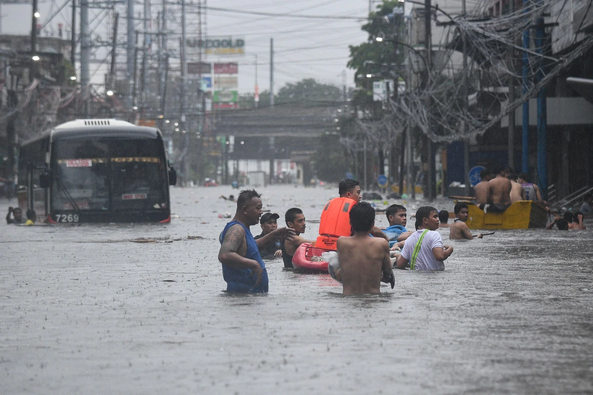 Marcos blames climate change for deadly Manila floods