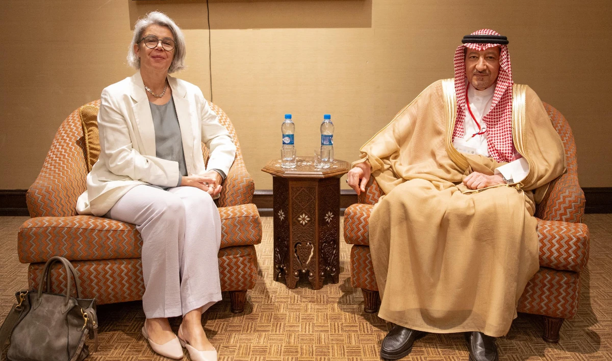The officials reviewed the latest developments in Sudan, explored ways to strengthen bilateral cooperation, and discussed topics of mutual interest. (SPA)