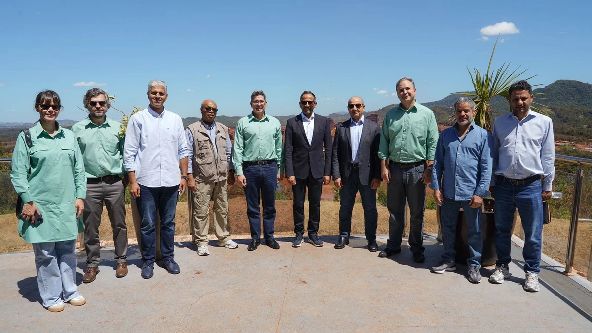 Saudi Minister of Industry and Mineral Resources Bandar Alkhorayef visits the Vale mines in Carajas, Brazil. X/@BAlkhorayef