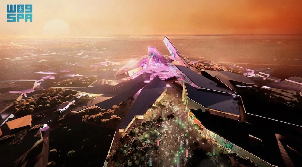 The landmark mixed-use project, which will be built over 450,000 sq. meters, will also contain shops, restaurants and hospitality venues. (SPA)