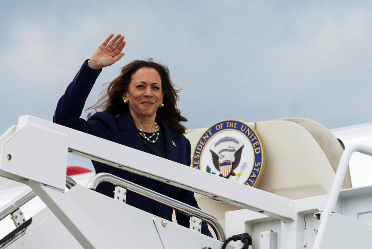 Kamala Harris won the support of 99 percent of the delegates who signed petitions, the Democratic National Committee says, while no one else met the qualifying threshold of 300 signatures. (Reuters)