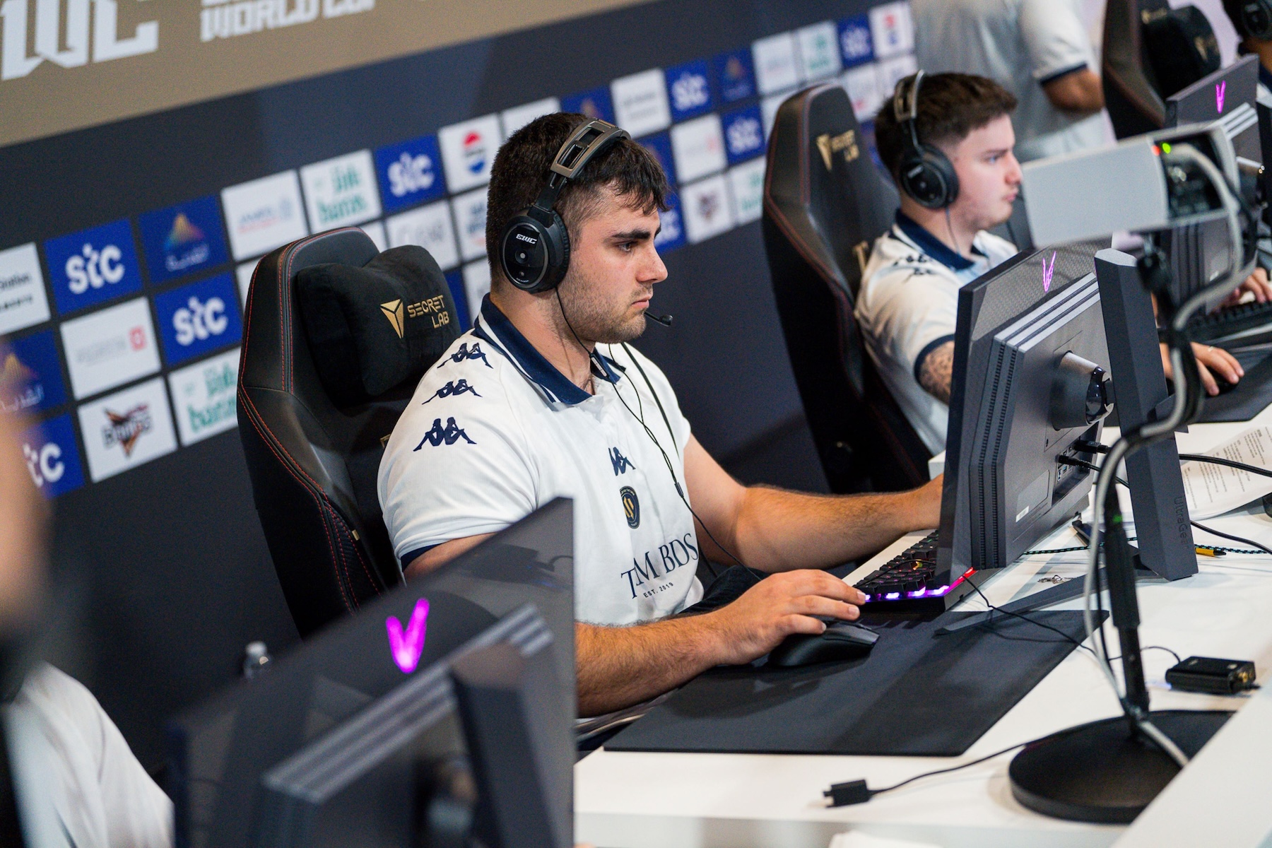 Switzerland’s Team BDS in action during the Rainbow Six Siege competition at the Esports World Cup (Supplied)