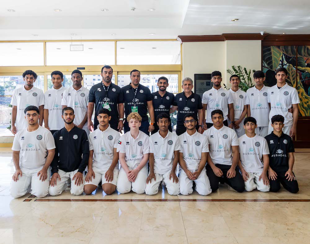 The UAE Jiu-jitsu National team taking part in the JJAU Regional Championship West Asia in Jordan. (UAEJJF)