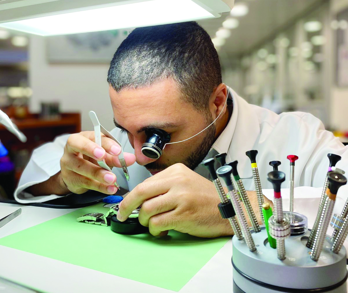 Abdulrahman Al-Zahrani says his childhood dream of becoming an aviation engineer set the stage for his career in watchmaking. (Supplied)