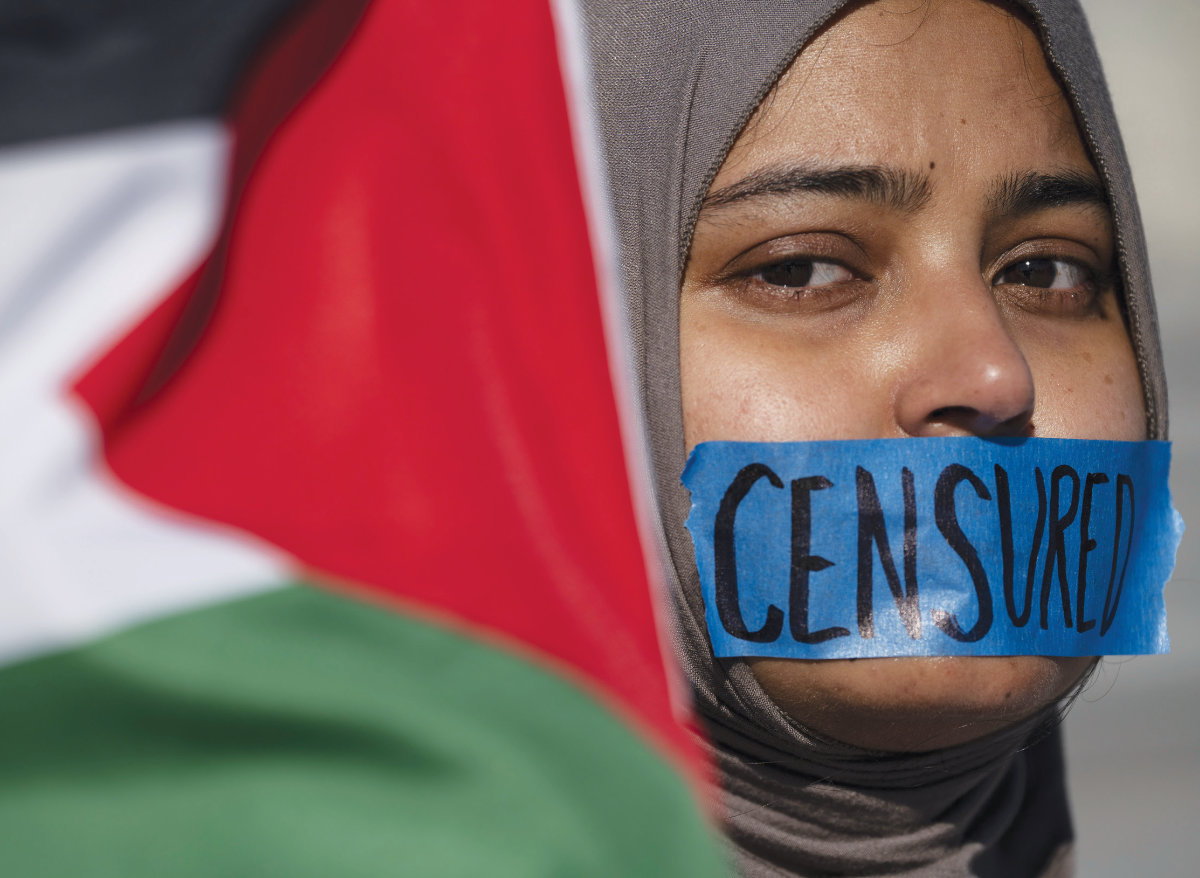 Activists accuse social media giants of censoring posts, including those providing evidence of human rights abuses in Gaza. (Getty Images)