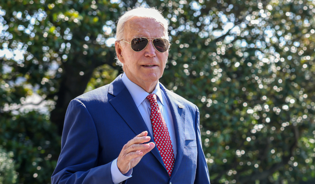 US President Joe Biden walks toward the South Lawn of the White House as he departs on travel to Wilmington, Delaware in Washington, US, August 2, 2024. (REUTERS)