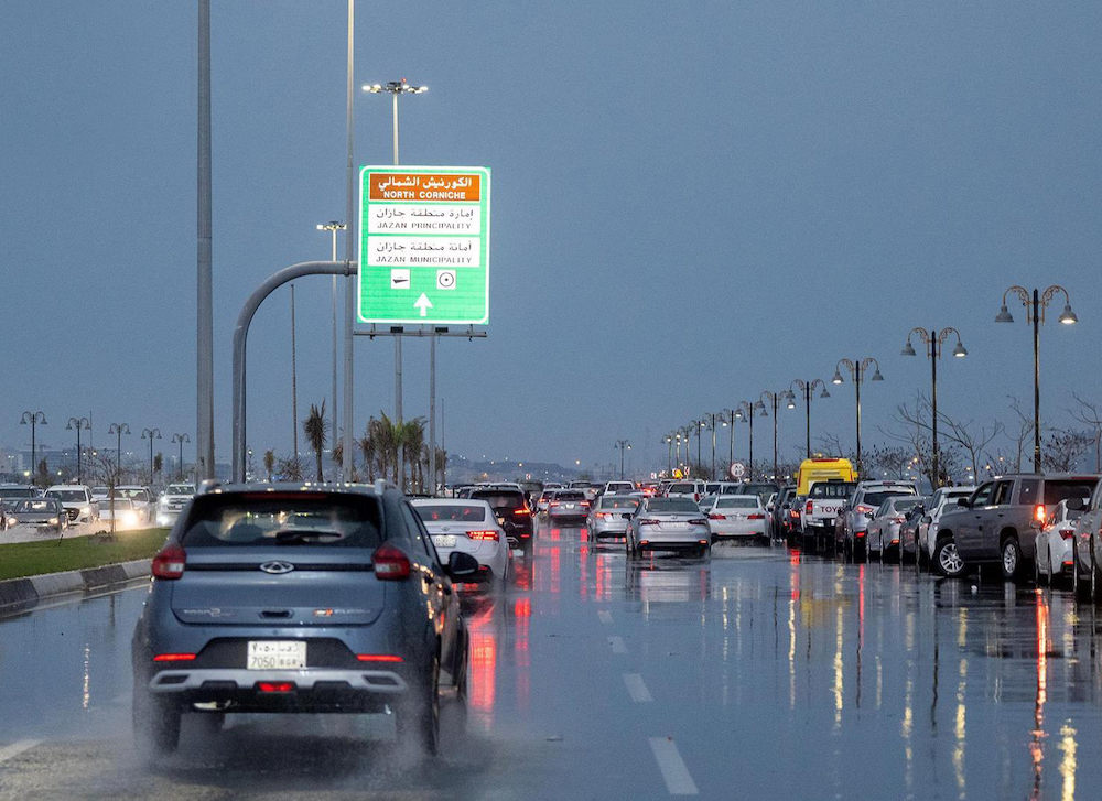 Thunderstorms are expected to continue in some regions of the Kingdom until Friday. (SPA)