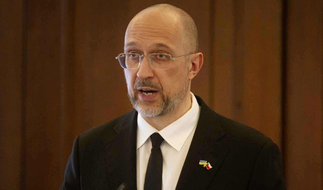 Ukrainian Prime Minister Denys Shmyhal. (AFP)