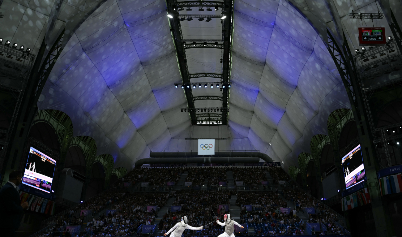 The Grand Palais is currently an Olympic venue for fencing and martial arts. (AFP/File)