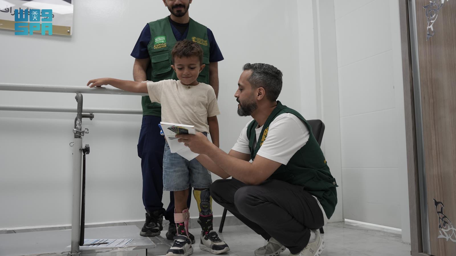 KSrelief concluded on Monday a volunteer medical project to fit prosthetic limbs and provide physical therapy in the Turkish city of Reyhanli. (SPA)