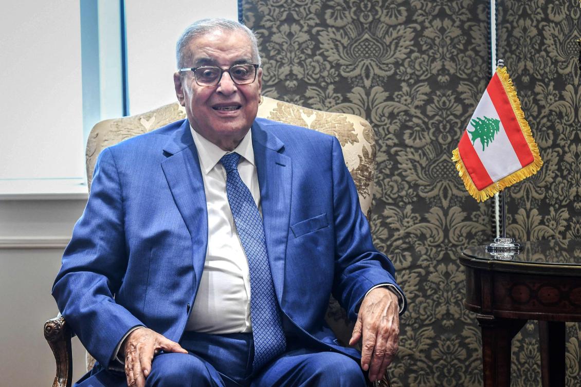 Lebanon’s foreign minister Abdallah Bou Habib said that Beirut was working to ensure any response to the Israeli killing of a top Hezbollah commander did not trigger an escalation of conflict in the region. (AFP)