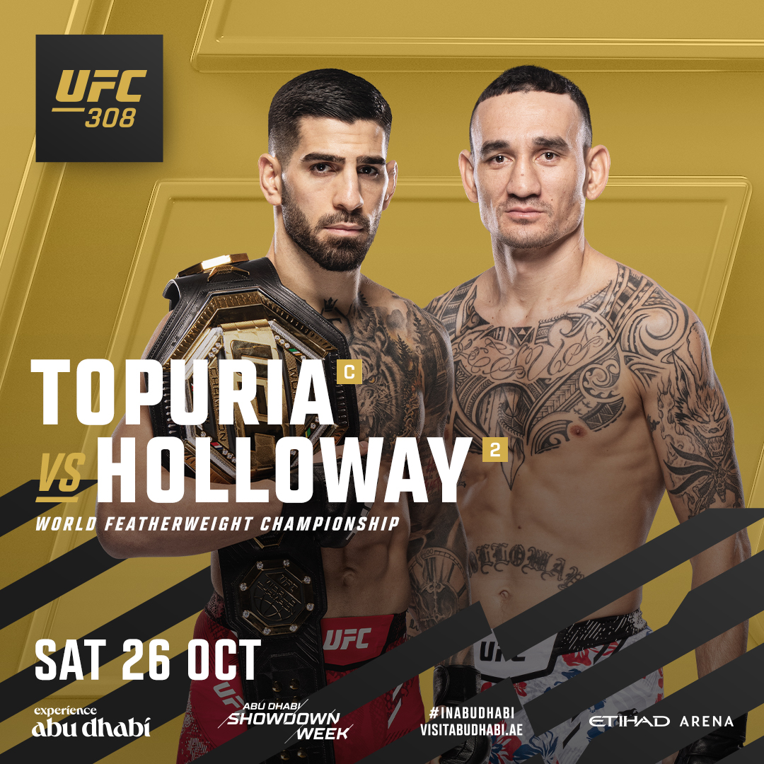 UFC 308 will take place in Abu Dhabi on Oct. 26. (UFC)