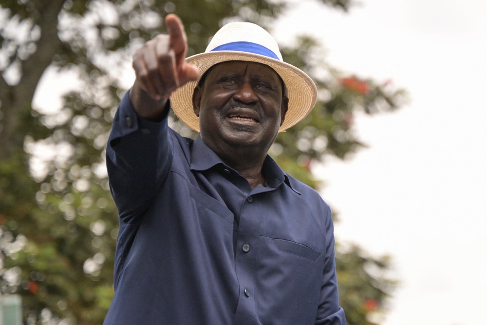 Raila Odinga of Kenya. (AFP/File)