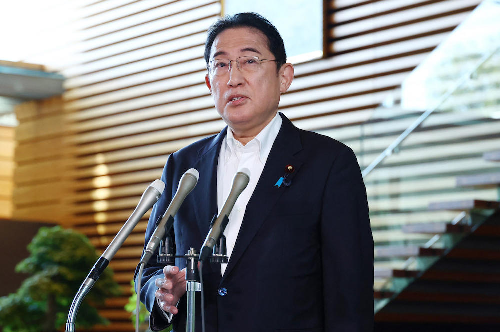 Japan’s Prime Minister Fumio Kishida was due Friday to travel to Kazakhstan, Uzbekistan and Mongolia and had planned to attend a regional summit. (AFP)
