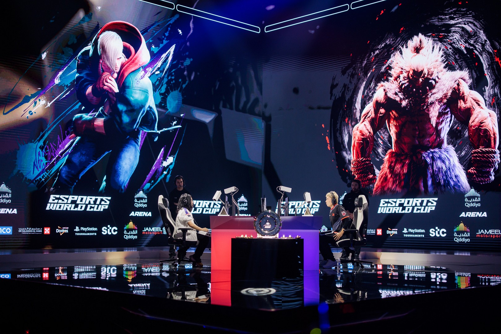 Action from Street Fighter 6 tournament at the Esports World Cup in Riyadh. (Supplied)