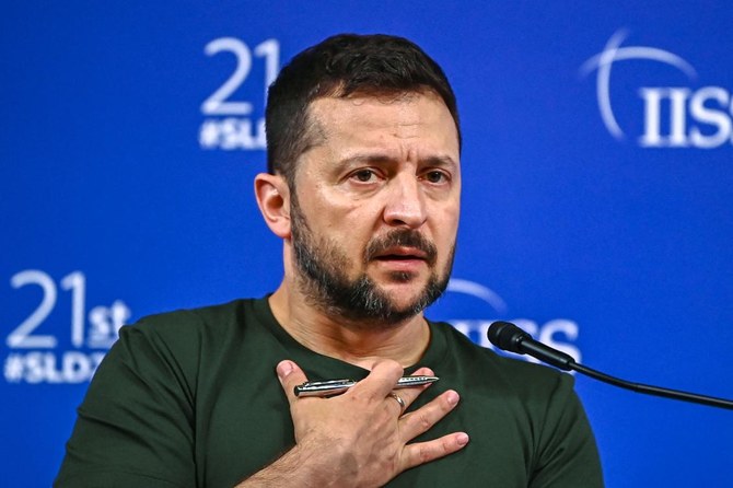 Ukrainian President Volodymyr Zelensky on Saturday acknowledged the recent offensive into the western Russian border region of Kursk, referring to actions "pushing the war into the aggressor's territory". (AFP/File)