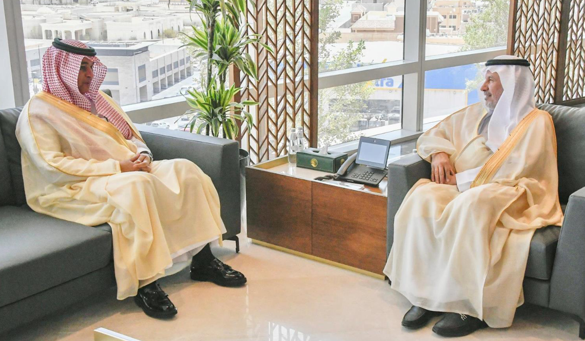 Waleed Al-Homoodi (L) and Abdullah Al-Rabeeah in Riyadh. (Supplied)