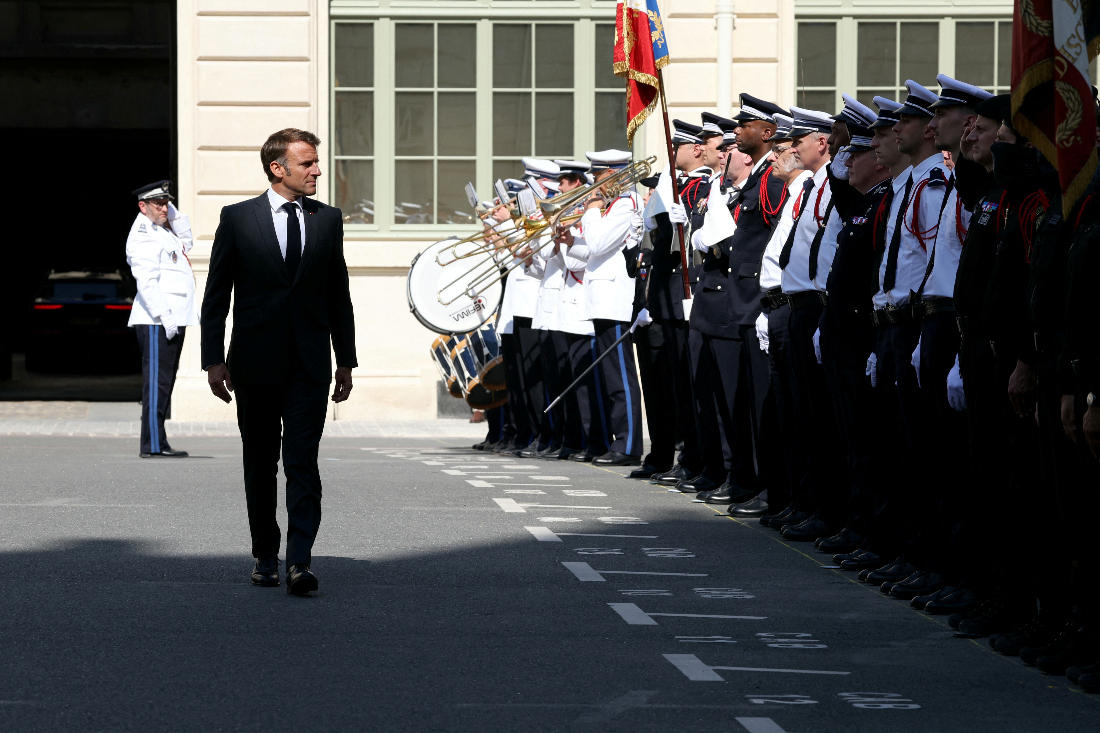 French President Emmanuel Macron repeatedly called for a ceasefire in Gaza. (File/AP)