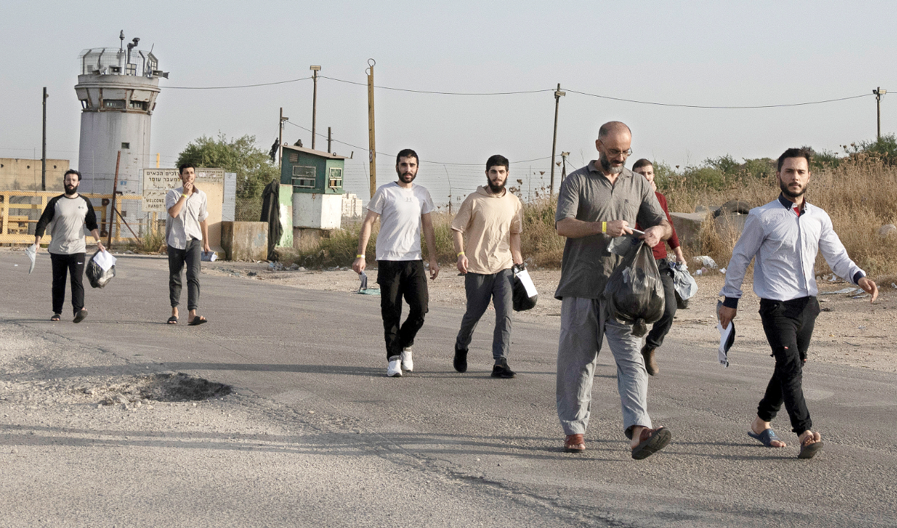 Prisoners’ accounts match reports from human rights groups that have documented alleged abuse in Israeli detention facilities. (AP)