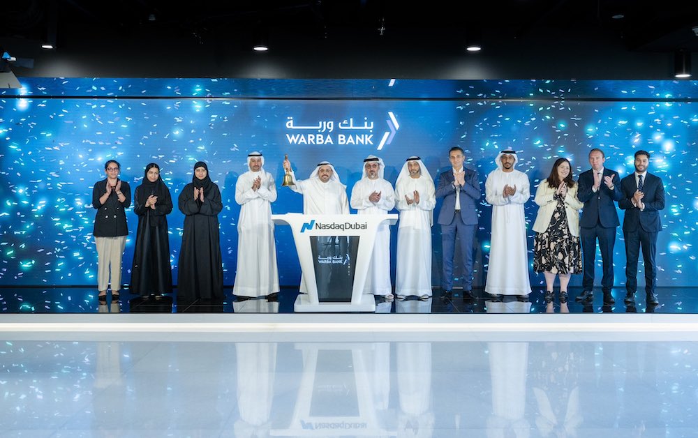 Nasdaq Dubai welcomes the listing of $500 million sustainable trust certificates issued by Kuwait’s Warba Bank. Nasdaq Dubai