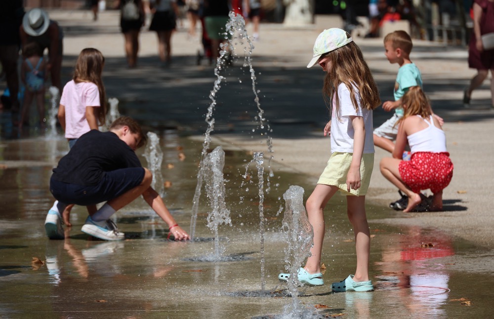 One in five children — some 466 million kids — live in areas that are registering “at least double the number of extremely hot days every year” compared to 60 years ago. (AFP/File)