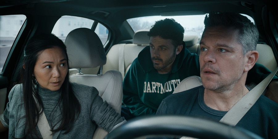 Matt Damon and Casey Affleck star as Rory and Cobby, a pair of down-on-their luck Bostonians who agree to rob the corrupt city mayor. (Supplied)