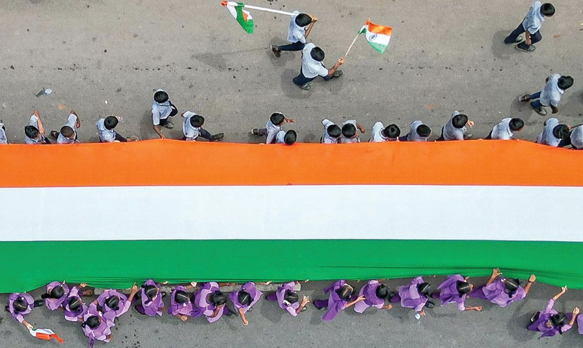 India has assumed a pivotal role in its efforts to tackle climate change, as a leading voice on sustainability. (AFP)