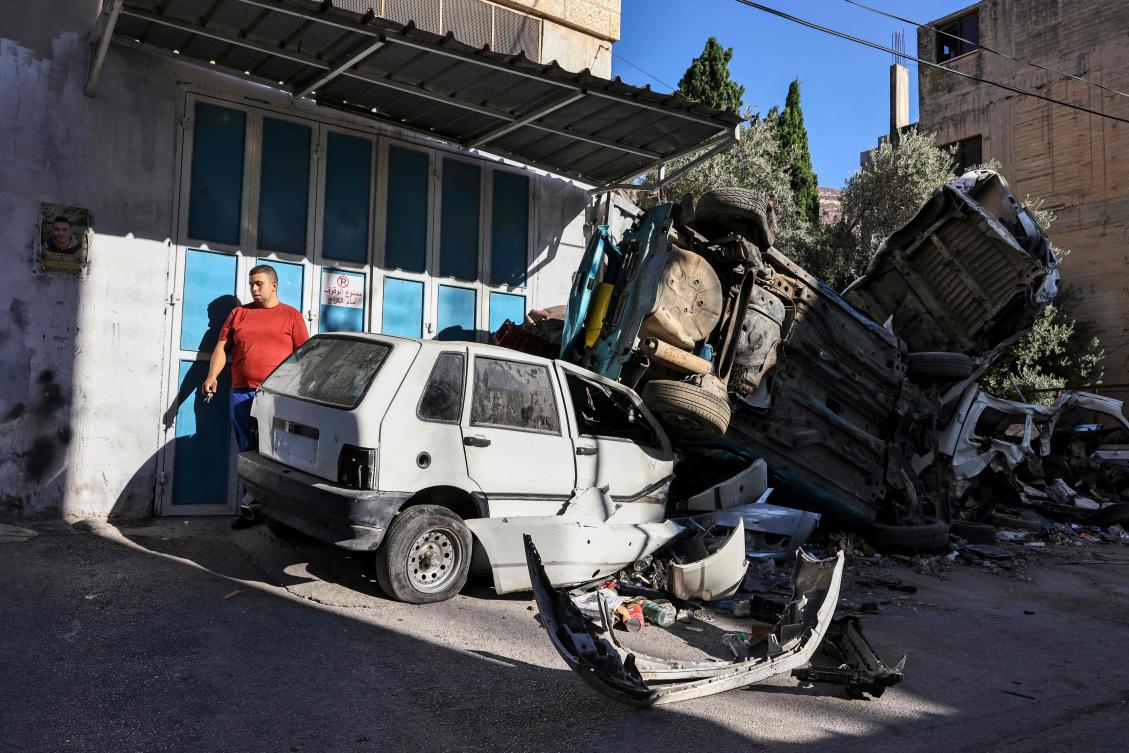 Violence in the West Bank, a Palestinian territory occupied by Israel since 1967, has surged since the start of the Gaza war on October 7. (AFP)