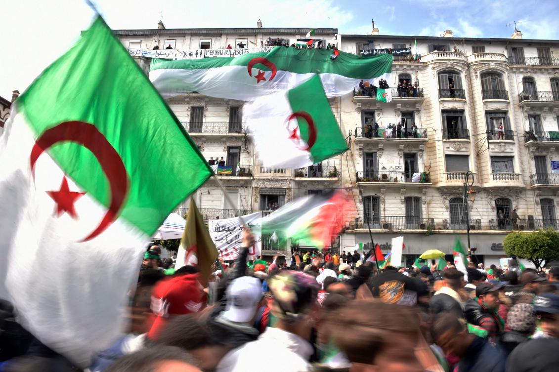 The ministry also accused “foreign intelligence services hostile to Algeria” of “complicity.” (File/AFP)