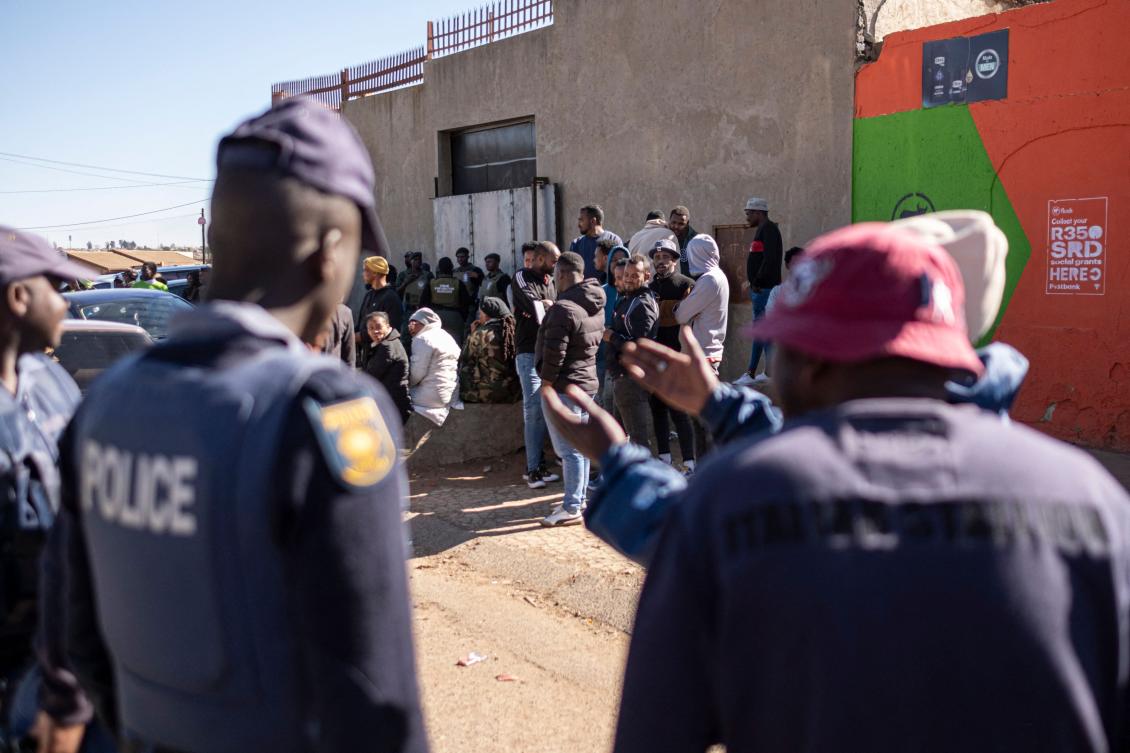 The men have now been handed over to immigration officials and insisted through their lawyers that they were in South Africa for security training. (File/AFP)