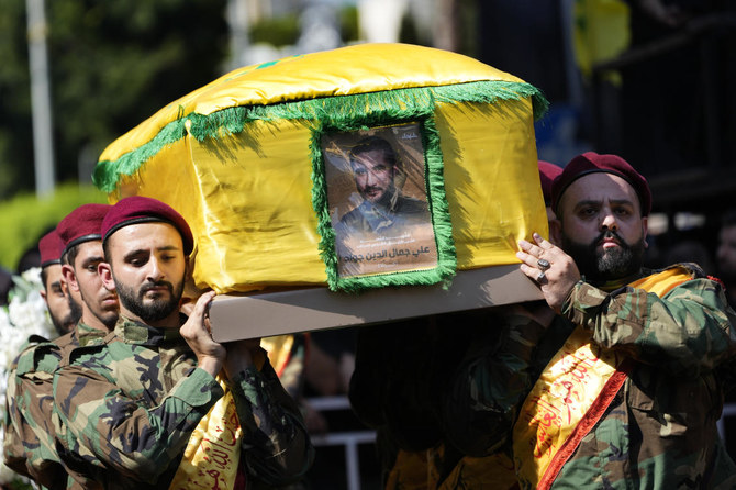 Ten months of cross-border violence between Hezbollah and Israeli forces has killed senior commanders and several hundred fighters from the Iran-backed group, causing destruction and displacing tens of thousands on both sides. (AP)