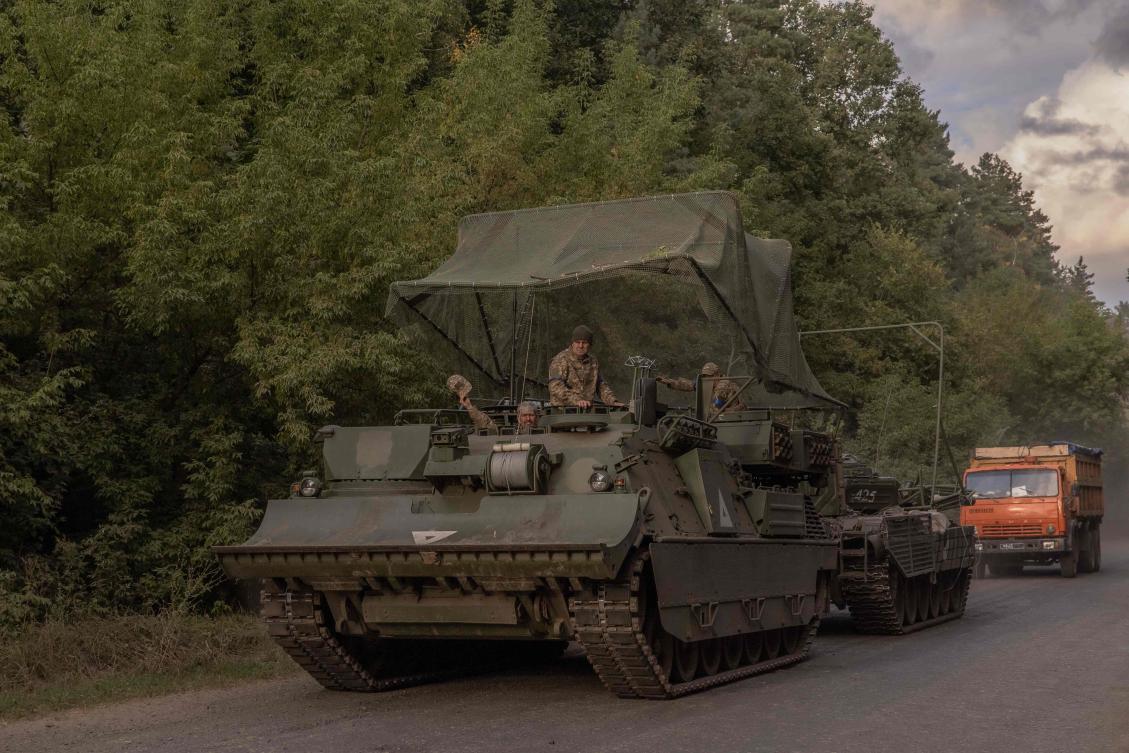 The head of the Ukrainian military Oleksandr Syrsky said Friday that the offensive in Russia’s Kursk region had advanced further. (AFP)