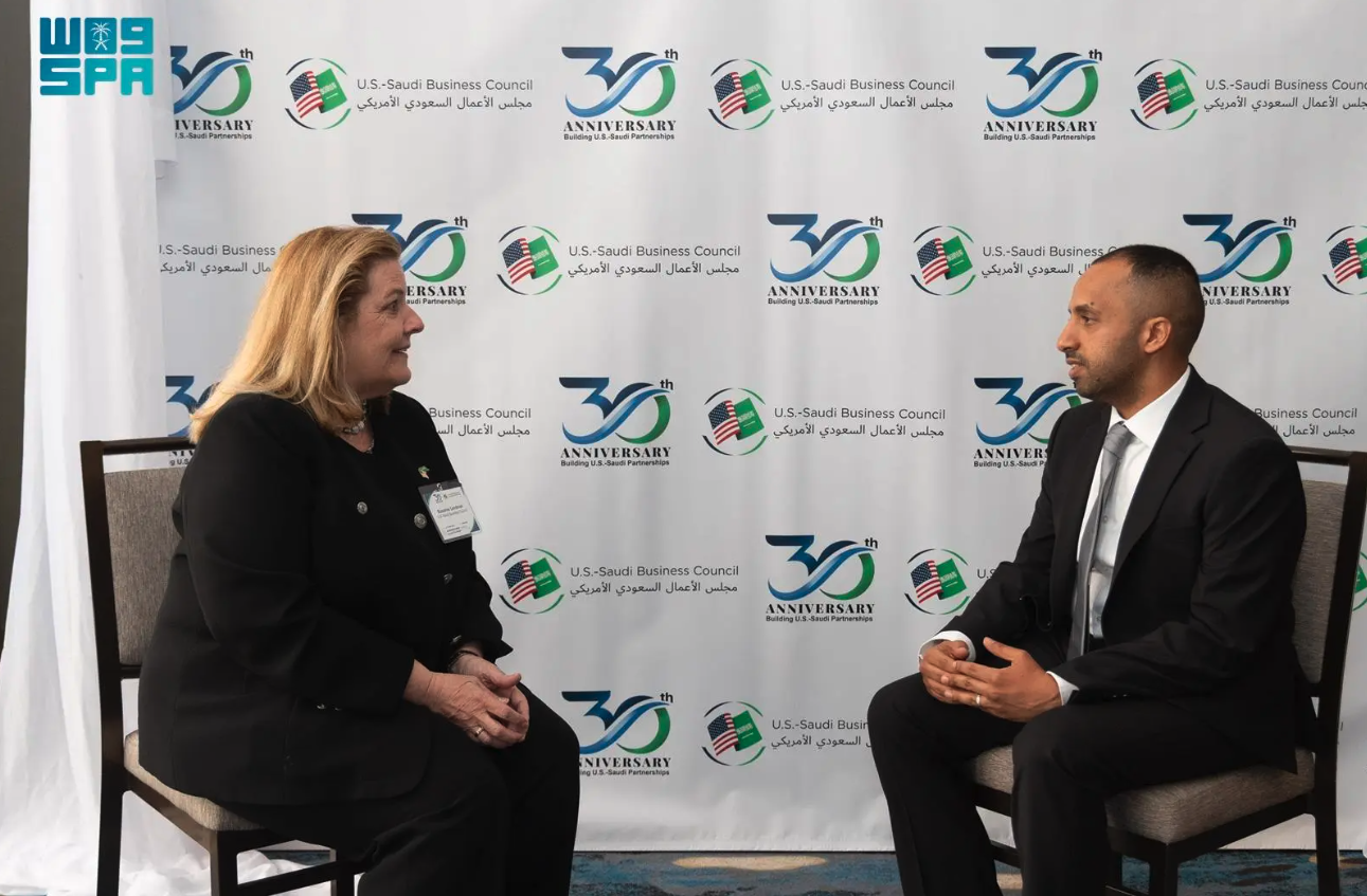Susan Lindeman, interim CEO of the US-Saudi Business Council, speaking to the Saudi Press Agency. SPA