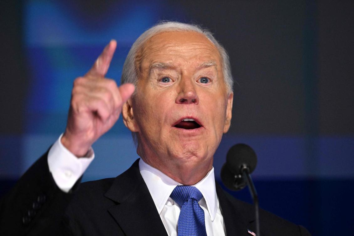 US President Joe Biden, responding to questions on a ceasefire deal, said: “Israel says they can work it out, they’re prepared. But I was told Hamas is now backing off.” (AFP)