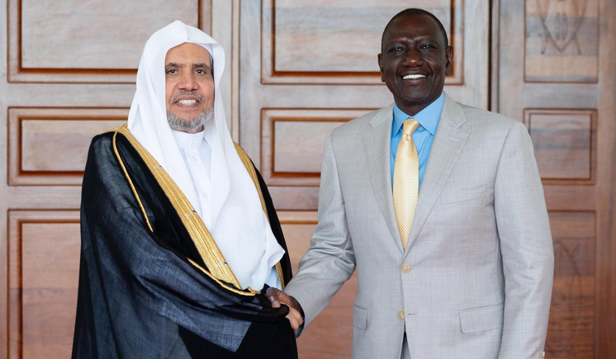 Kenyan President William Ruto receives Dr. Mohammed bin Abdulkarim Al-Issa in Nairobi. (Supplied)