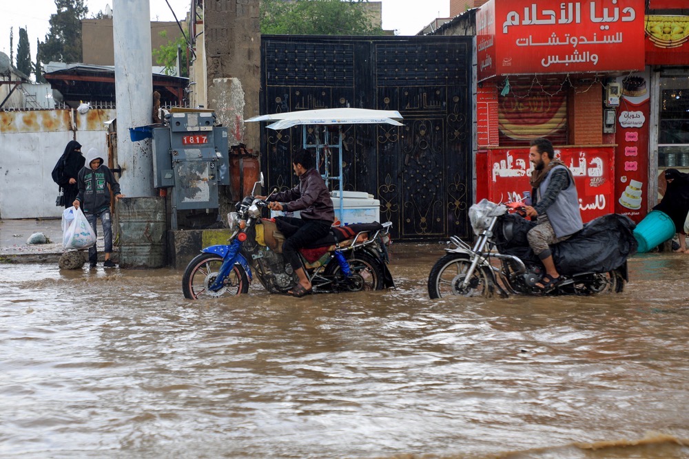 Heavy rain since July has caused flash floods that have killed over 100 people and displaced many more. (AFP/File)