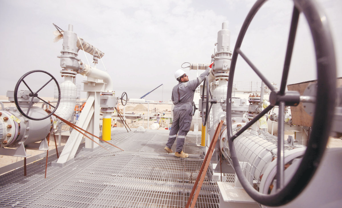 The move underscored Iraq’s dedication to supporting the joint efforts made by the OPEC+ group to achieve balance and stability in the oil market. (Reuters/File)