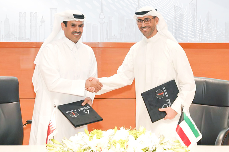 The agreement was signed during a special ceremony held in Kuwait City by Saad Sherida Al-Kaabi, the minister of state for energy affairs, the president and CEO of QatarEnergy, and Shaikh Nawaf Saud Al-Nasir Al-Sabah, deputy chairman and CEO of KPC. Supplied