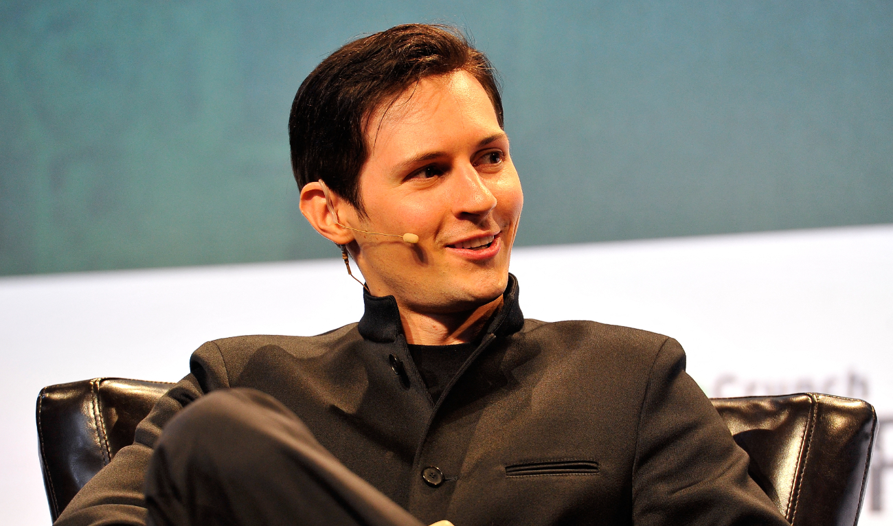 Pavel Durov, CEO and co-founder of Telegram speaks onstage during day one of TechCrunch Disrupt SF 2015 at Pier 70 on September 21, 2015 in San Francisco, California. (AFP/File)