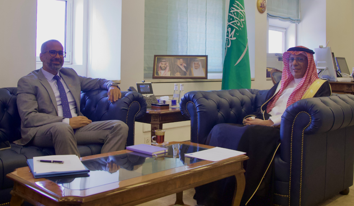Mohamed El-Zarkani (L) and Abdulrahman Al-Rassi in Riyadh. (Supplied)
