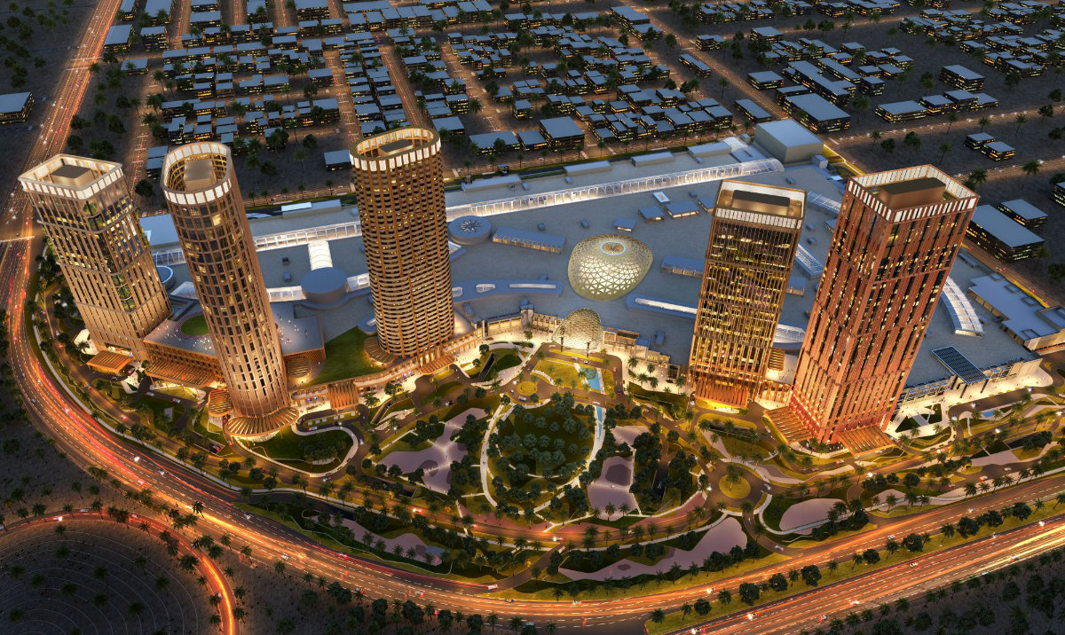 The mixed-purpose development will harbor a plethora of hospitality, lifestyle, and entertainment venues, including three hotel towers, a residential tower and an office tower.