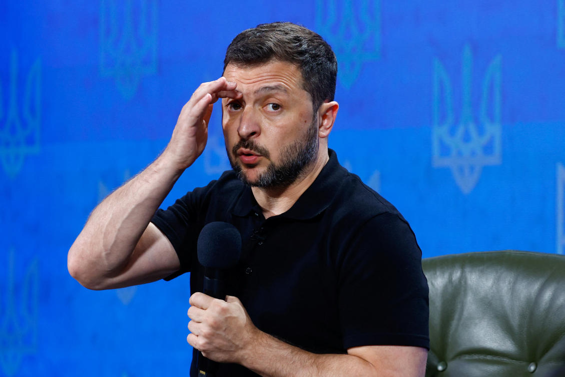 The Kremlin on Wednesday dismissed talk by Ukrainian President Volodymyr Zelensky about a plan he has to end the war. (Reuters)
