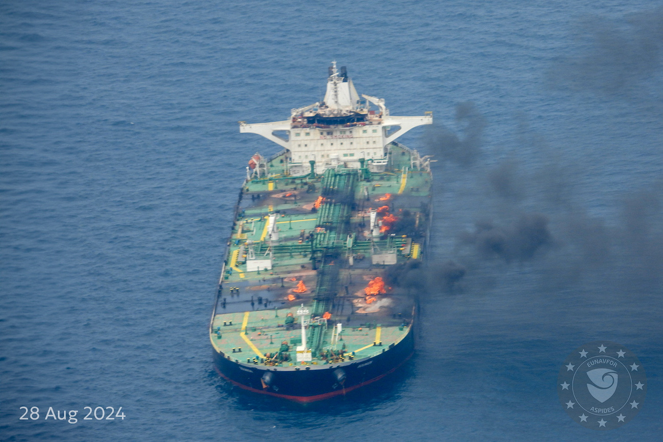 EU’s Red Sea mission says still no oil spill from tanker hit by Houthis