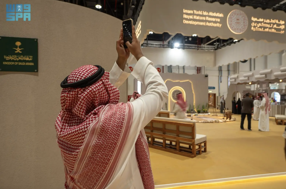 Saudi royal reserve opens pavilion at hunting and equestrian exhibition in Abu Dhabi