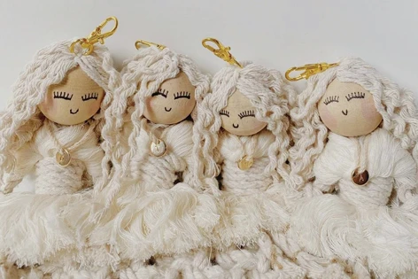 Macrame dolls