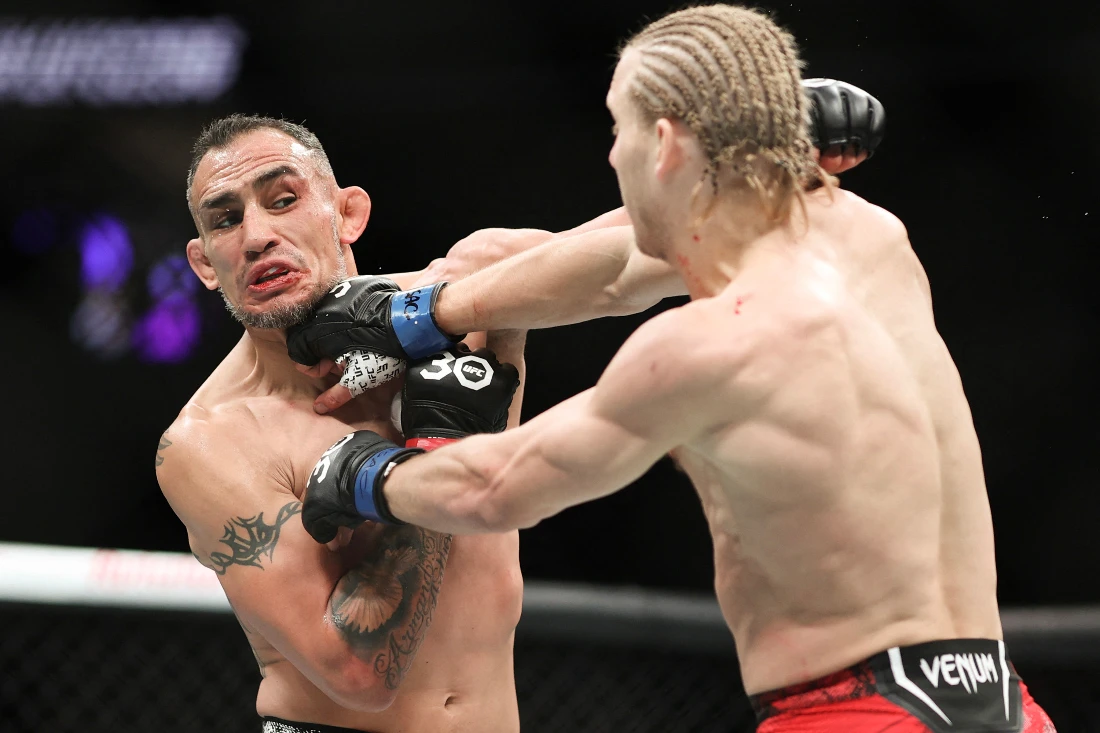 Tony Ferguson, determined to break a seven-fight losing streak, steps into the Octagon in search of his first victory in more than five years. (File/AFP)