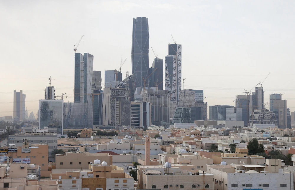 View shows the King Abdullah Financial District, north of Riyadh, Saudi Arabia. File/Reuters