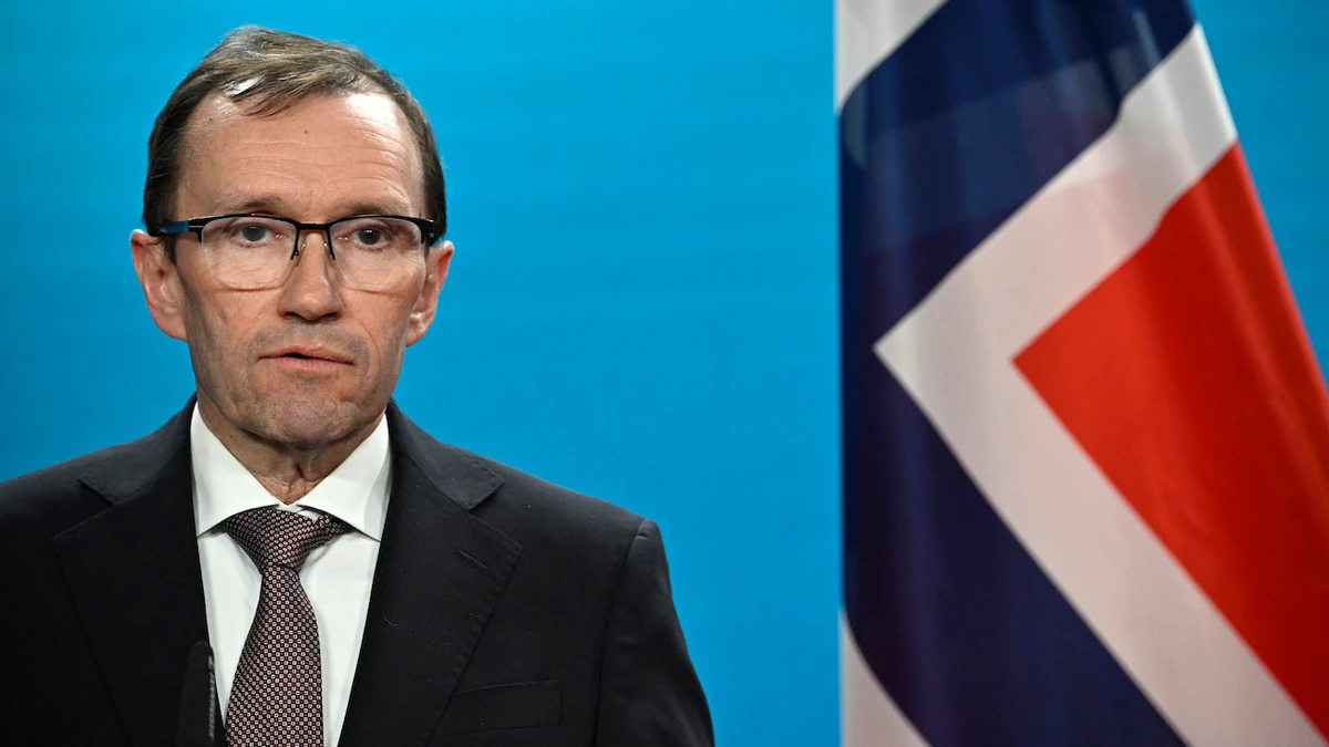 Foreign Minister Espen Barth Eide said he was “surprised” by Israeli Foreign Minister Israel Katz’s announcement earlier Thursday. (File/AFP)