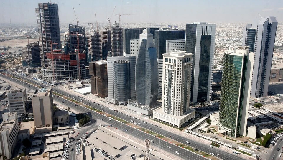 A general view of Doha city with buildings under construction. File/Reuters