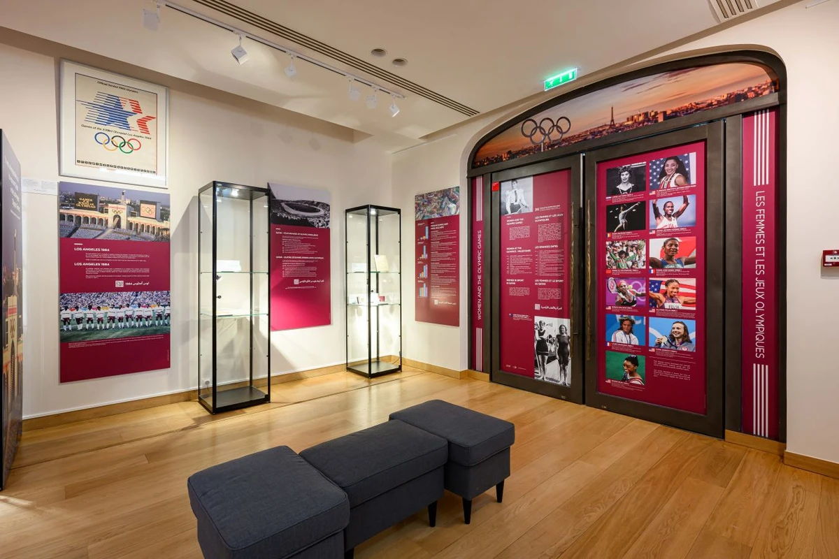 On view in the “Olympism: More Than a Dream” exhibition is memorabilia, including Qatar’s first-ever Olympic medal. (Supplied)